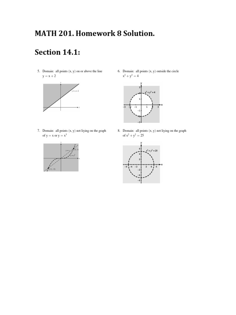 Partial Derivatives Homework Solutions | PDF | Manifold | Algebraic ...