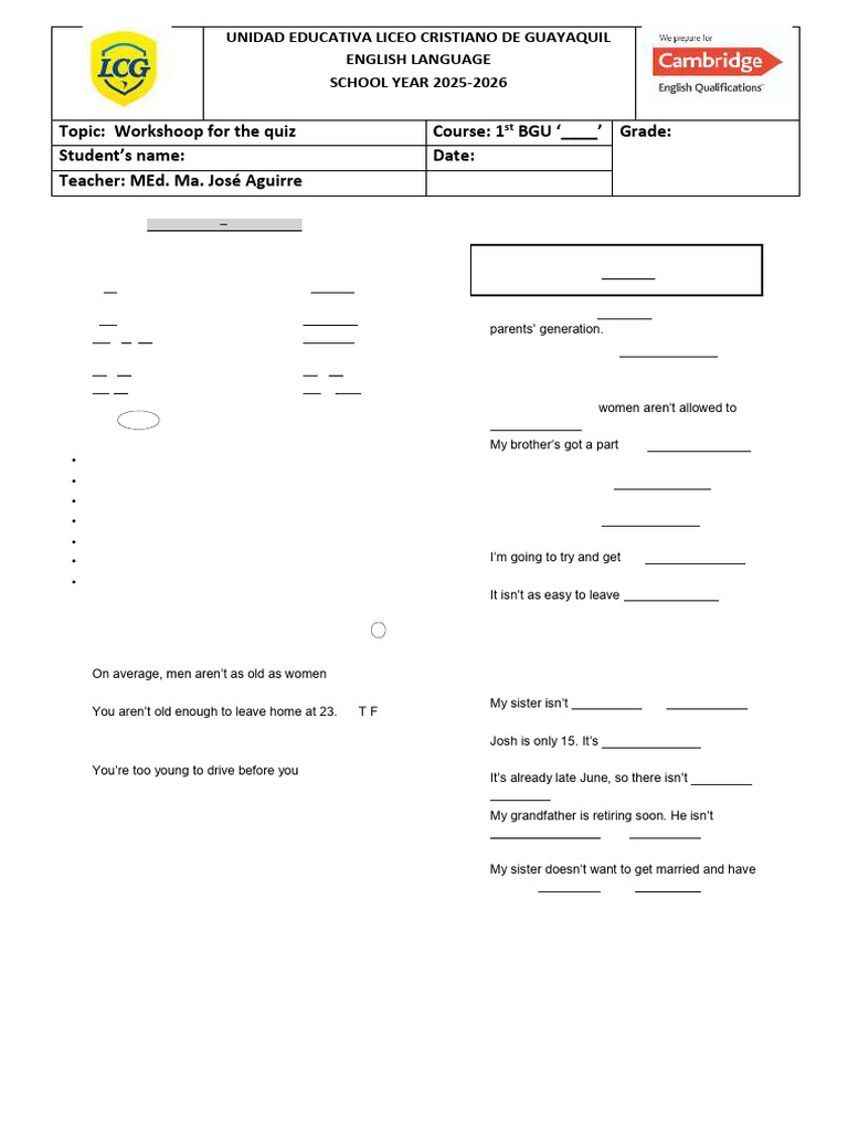 Vocabulary and Grammar for Life Events | PDF | Cost Of Living | Adverb