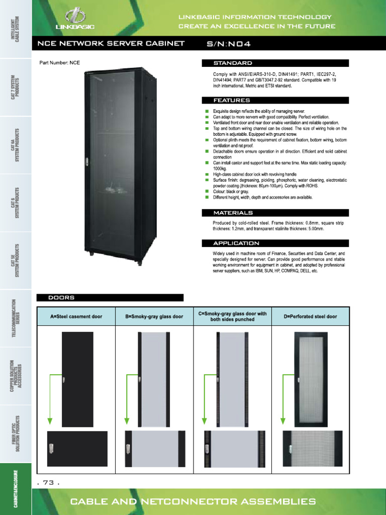 4、NCE Networkcabinet | PDF