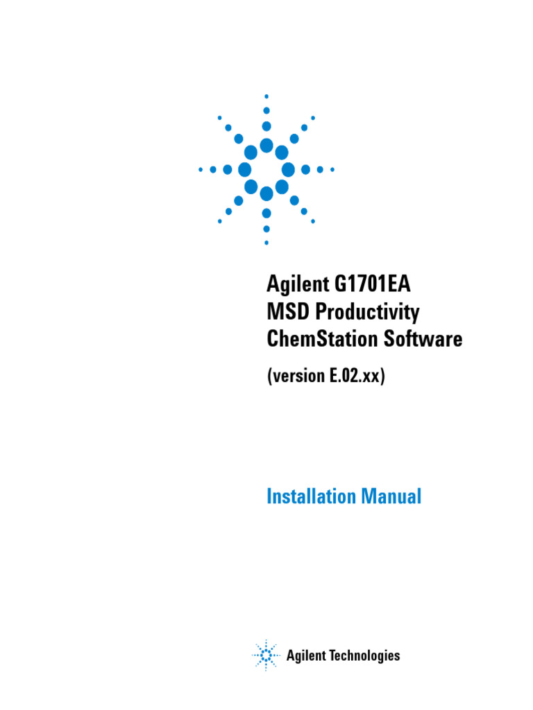 Agilent MSD ChemStation Installation Guide | PDF | Windows Xp ...