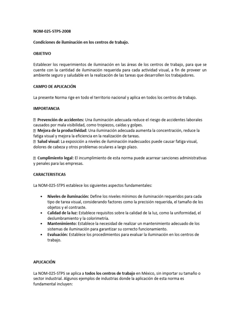 Nom 025 | PDF