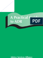 A Practical Guide To ADR: Advice Services Alliance