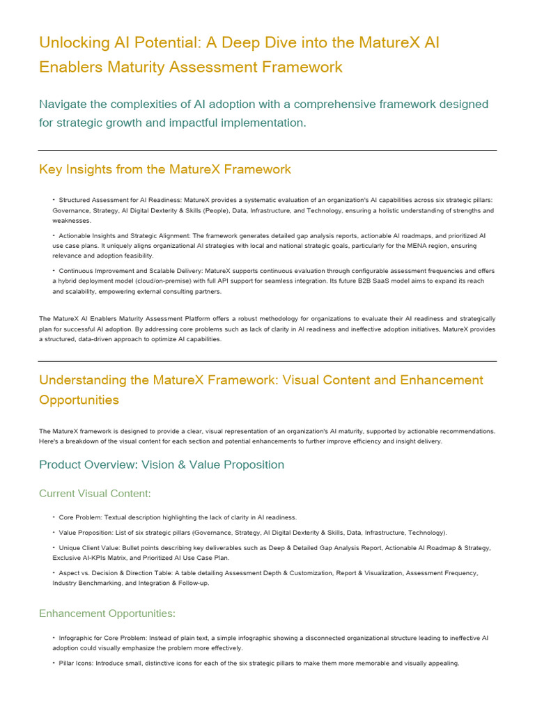 Unlocking AI Potential - A Deep Dive Into The MatureX AI Enablers ...