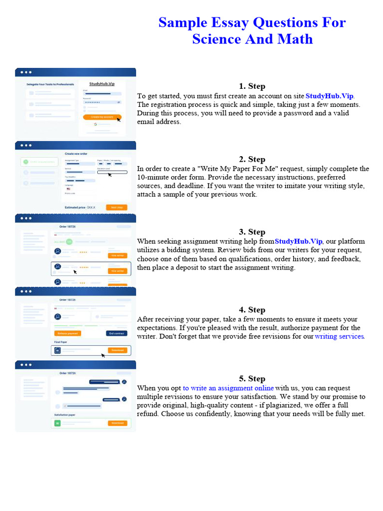 Sample Essay Questions For Science and Math | PDF | Taxes | Indigenous ...