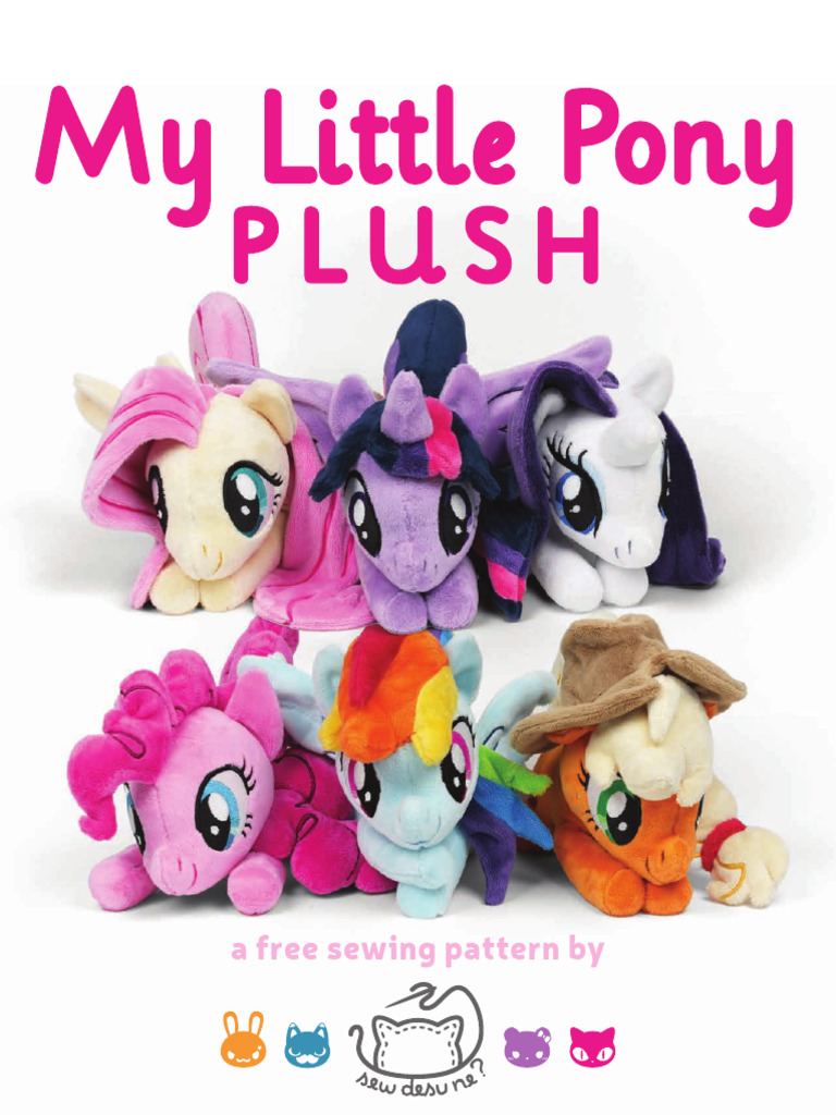 My Little Pony Plush Sewing Pattern - Unlocked | PDF