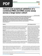 Tempus xF Liquid Biopsy Overview | PDF | Biopsy | Cancer