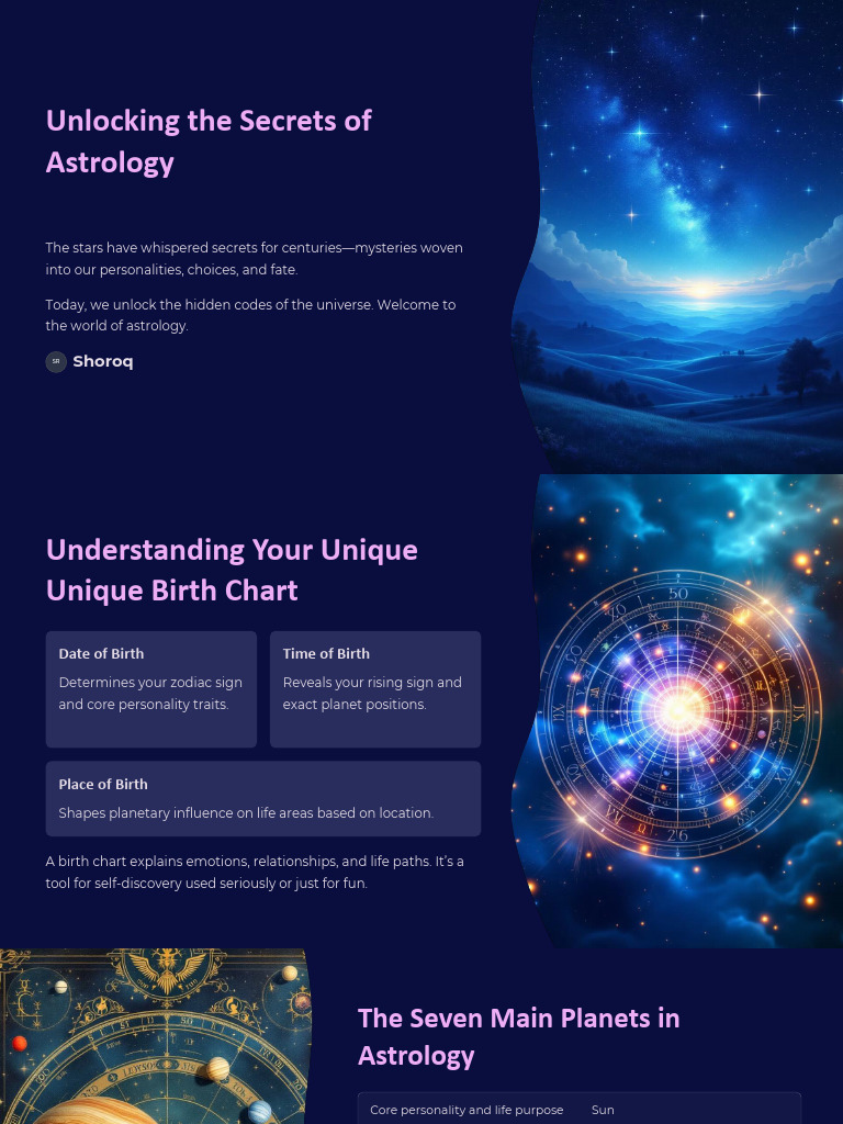 Unlocking The Secrets of Astrology PDF In Astrology Horoscope
