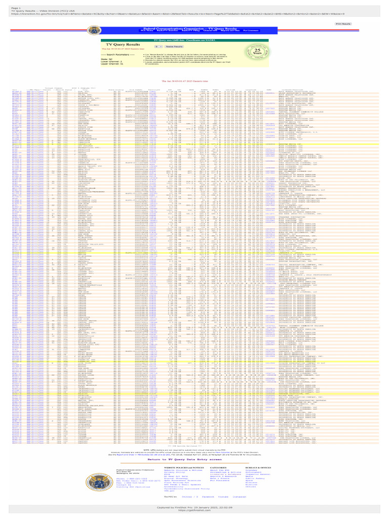 WIRP-LD FCC License Overview | PDF | Information Retrieval | Companies