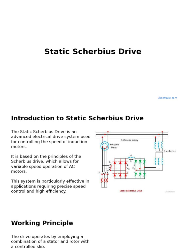 Advantages of Static Scherbius Drive | PDF | Electric Motor | Power ...