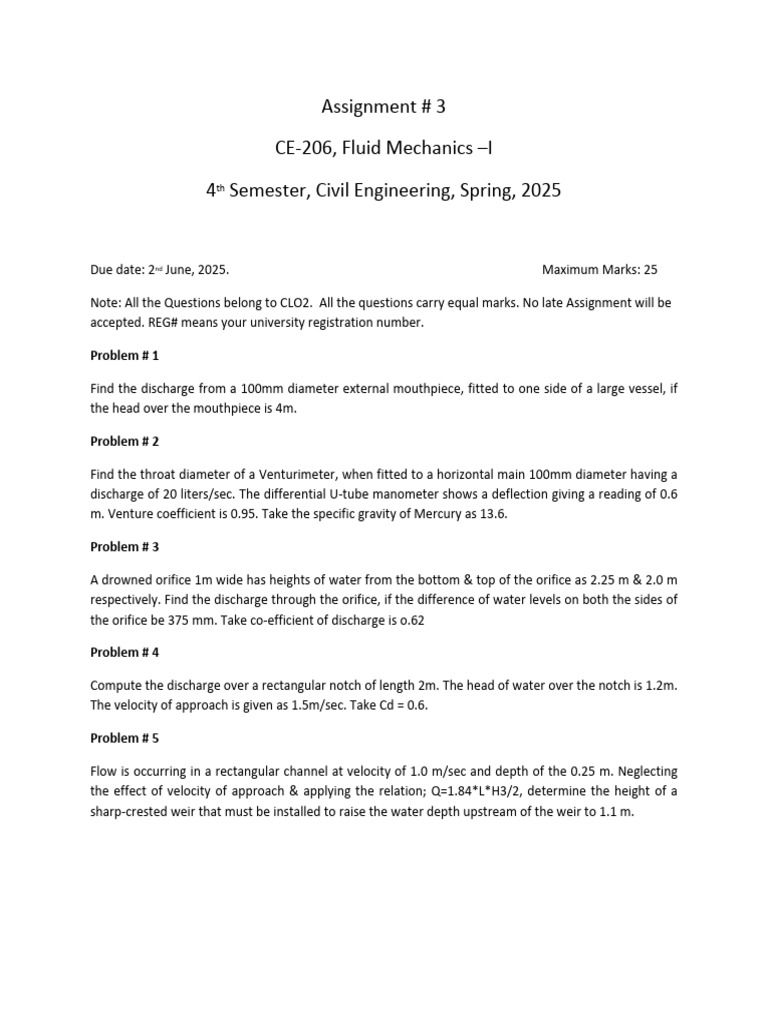 Assignment # 3 2025 | PDF