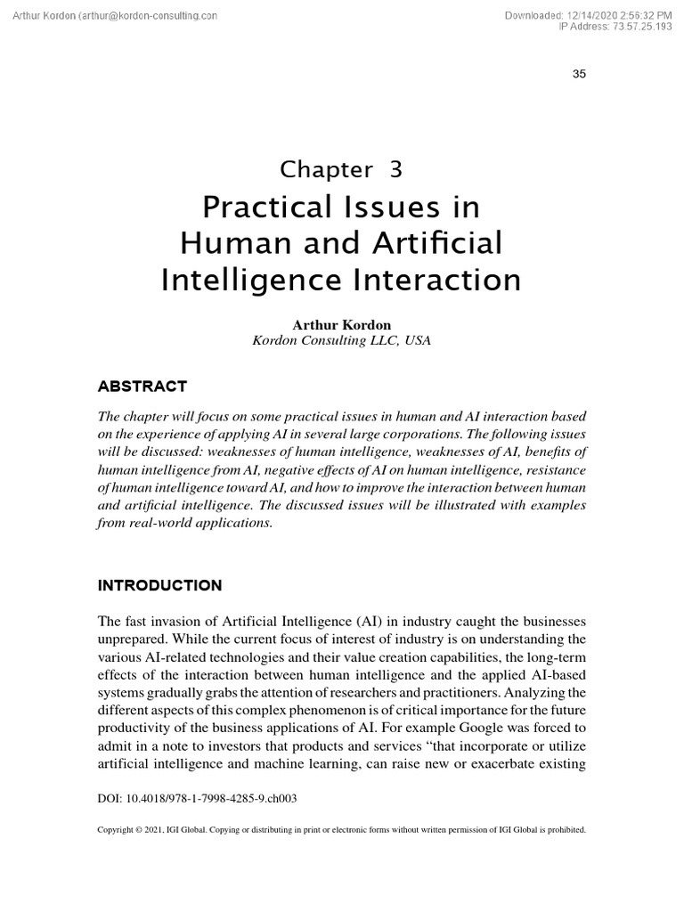Human-AI Interaction Challenges Explained | PDF | Artificial ...