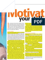 0 - Motivate Your Staff