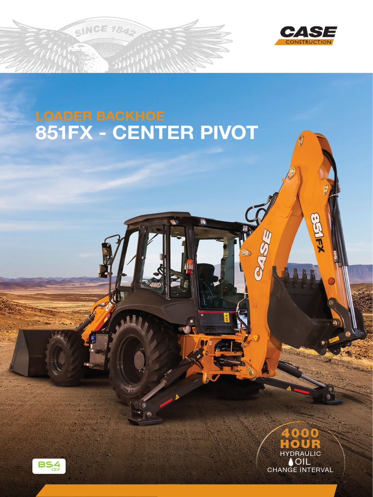 851fx Center Pivot Brochure India | PDF | Loader (Equipment) | Engines