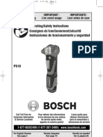 Bosch Drill Driver PS-10