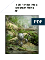 Photoshop Tutorial Integrate a 3D Render Into a Macro Photograph