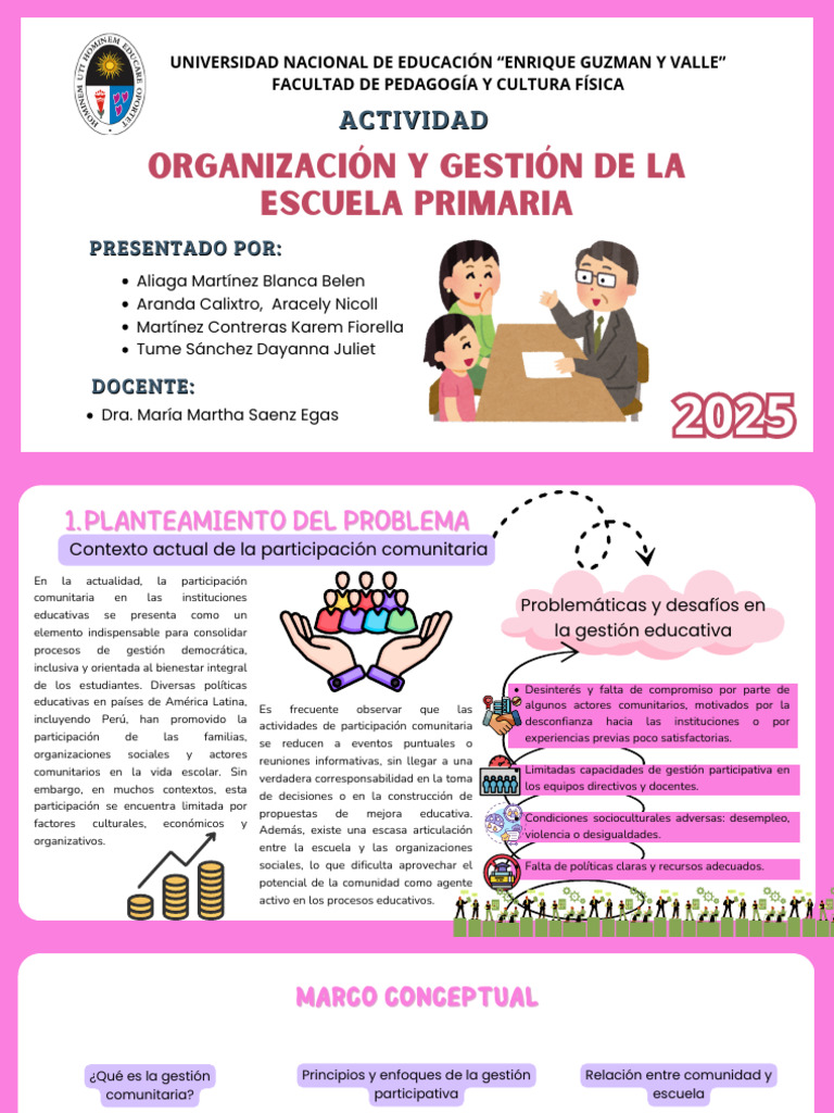 Gestión Comunitaria en Escuela Primaria | PDF | Comunidad | Escuelas