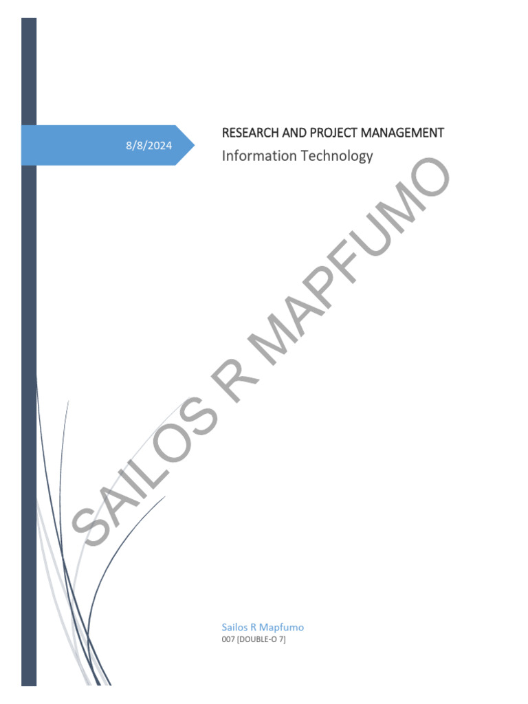 Research and Project Management Guide | PDF | Sampling (Statistics ...