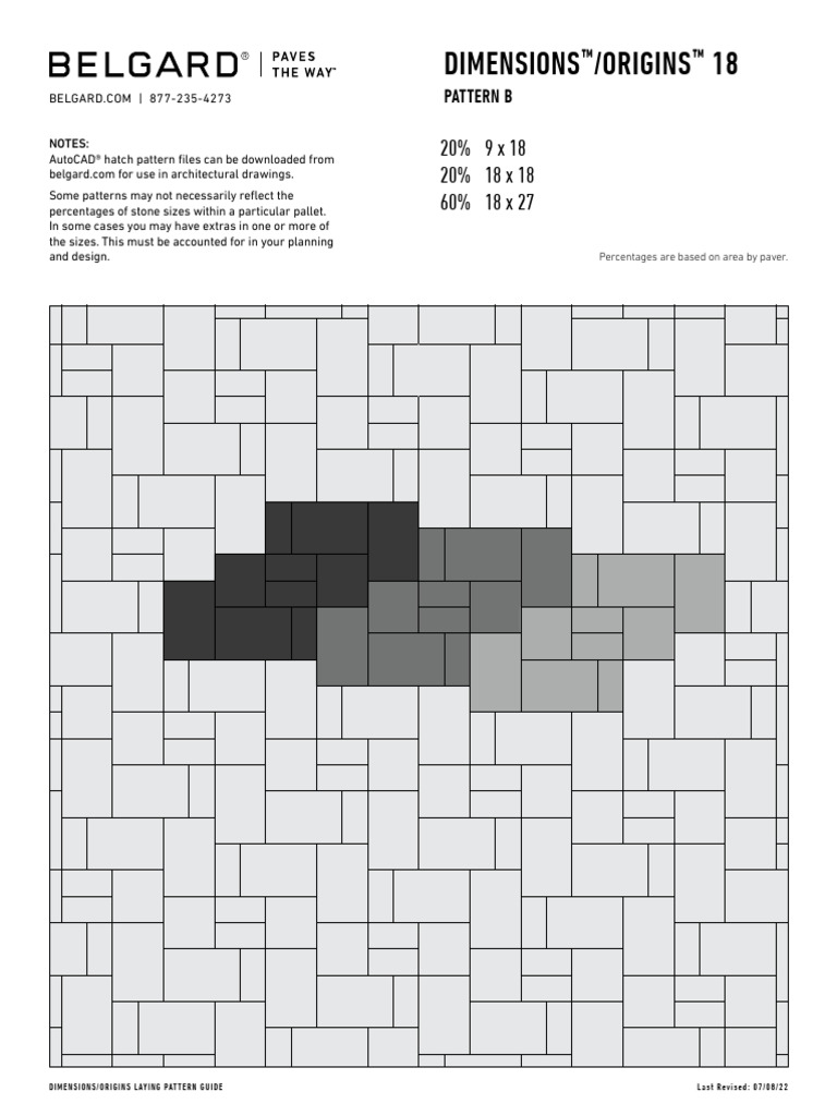 Modularity DO18 Laying Pattern B | PDF