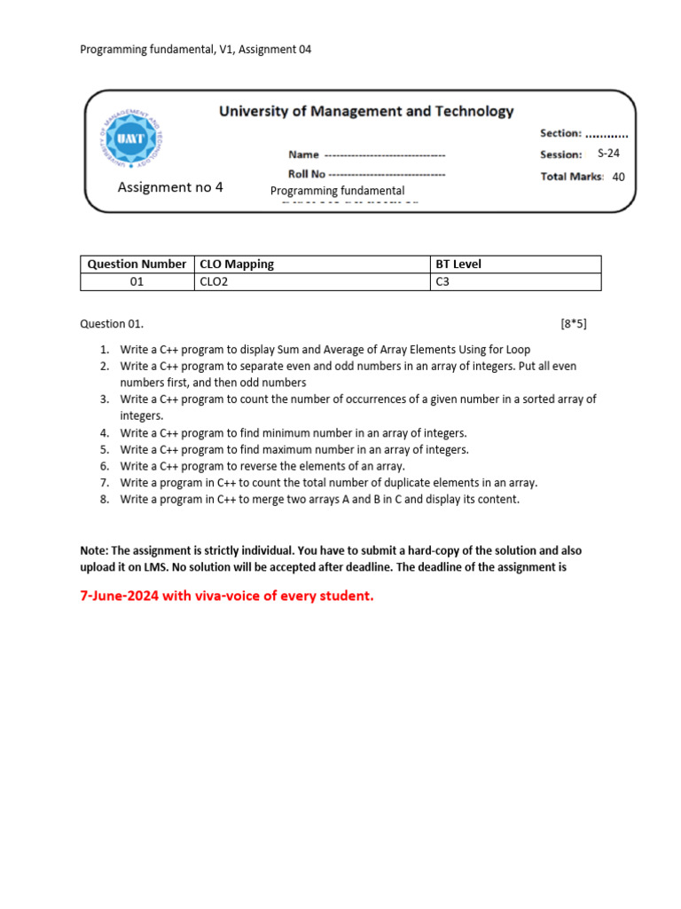 Assignment 02 | PDF