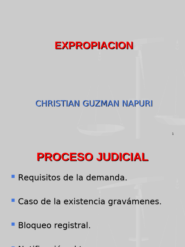 Proceso de Expropiación y Caducidad | PDF | Dominio eminente | Justicia