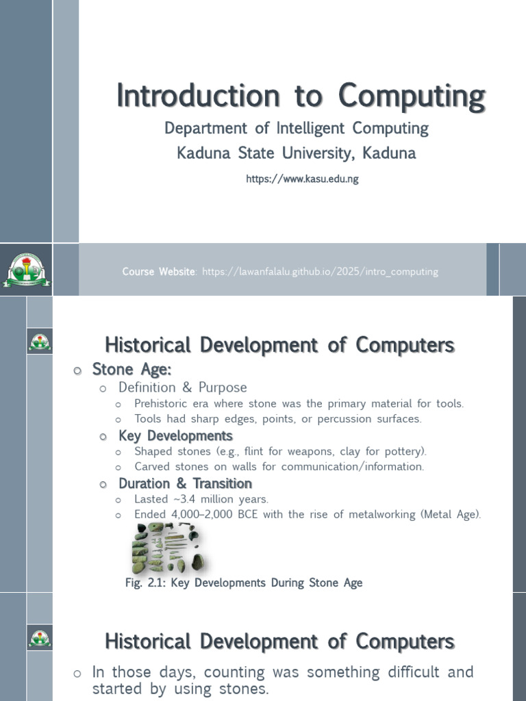 L02 SOS101 History and Evolution of Computers | PDF | Computer Science ...