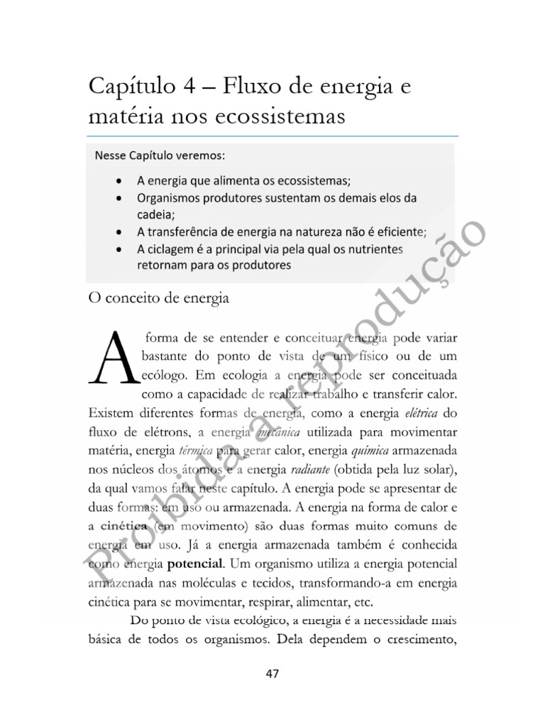 Cap4 - Livro Ecologia Descomplicada Publicado - Set2020 | PDF
