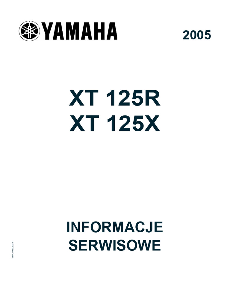 XT 125 2005 - Service PL | PDF