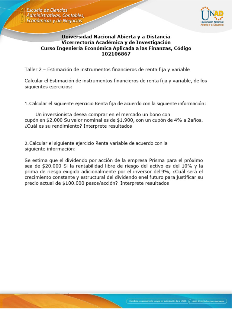 Anexo 3 - Taller 2 - Estimación de Instrumentos Financieros de Renta ...