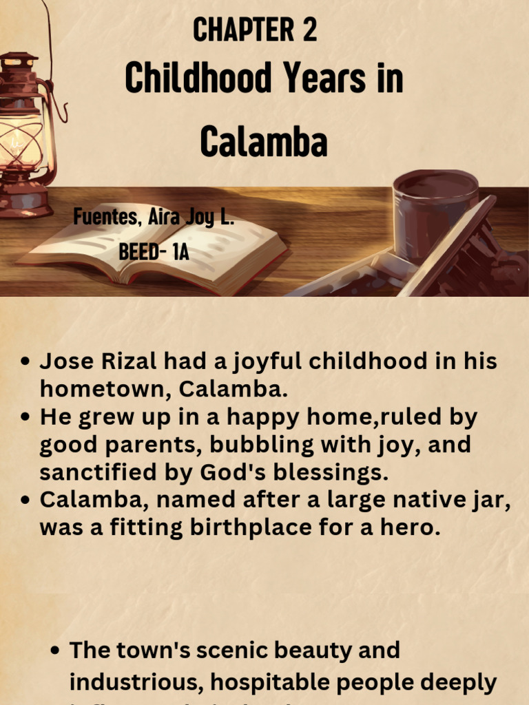Rizal's Joyful Childhood in Calamba | PDF