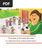 Guia Para Inclusion Educativa Segundo Ciclo