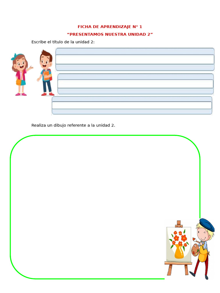 FICHA DE APRENDIZAJE Comunicación | PDF