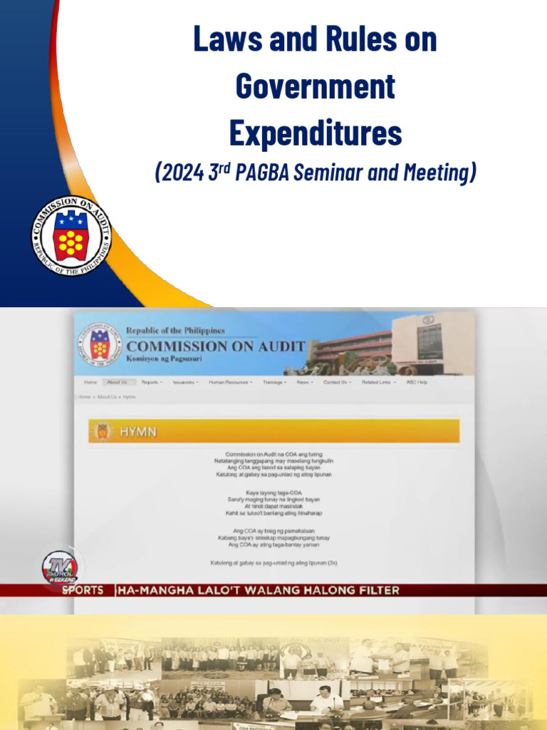 Government Expenditures Laws & Rules Guide | PDF | Budget | Expense