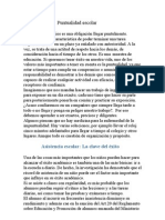 Puntualidad Escolar, Asistencia Escolar y Conducta Escolar Francisco Fernandez