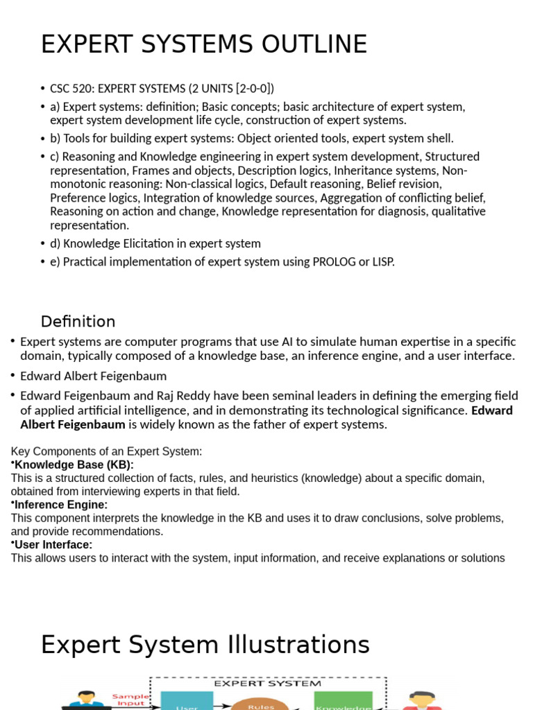 Expert Systems: Components and Concepts | PDF | Artificial Intelligence ...