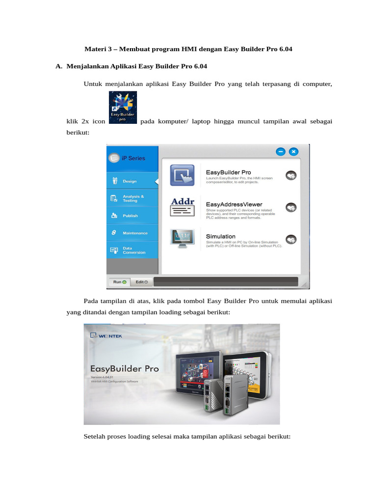 Program HMI dengan Easy Builder Pro | PDF