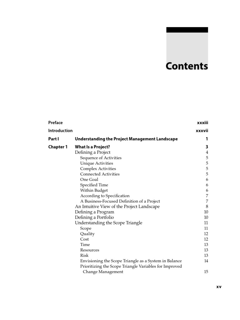 Effective Project Management Traditional Agile Ext... - (Contents ...