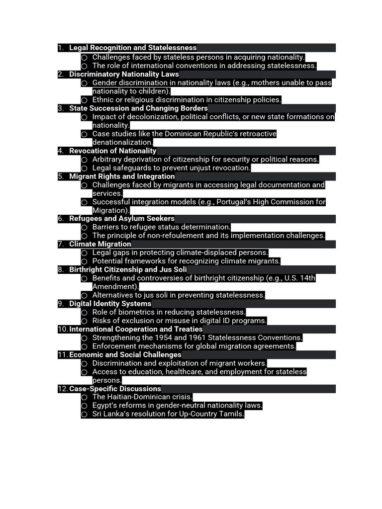 All Possible Mod Topics | PDF