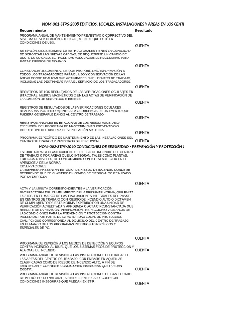 Normas de Seguridad en Centros de Trabajo | PDF | ruido | Laboratorios