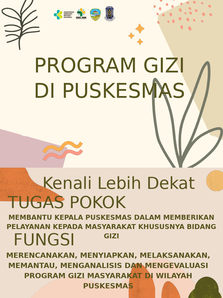 Program Gizi Puskesmas: Rencana & Pelaksanaan | PDF