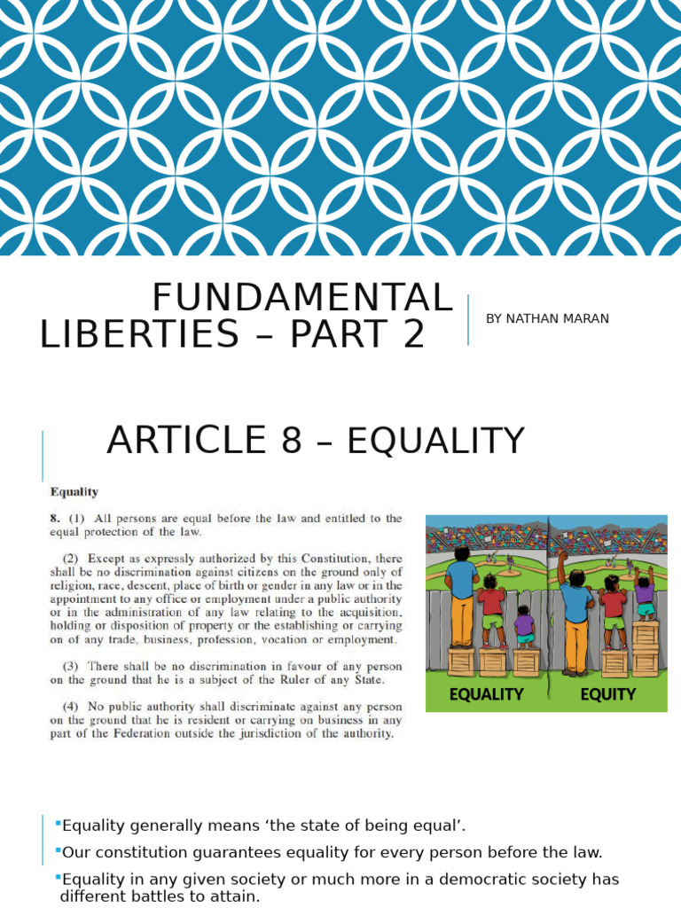 Fundamental Liberties in Malaysia | PDF | Freedom Of Movement | Malaysia