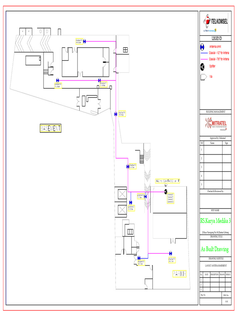 Layout Antena Basement | PDF