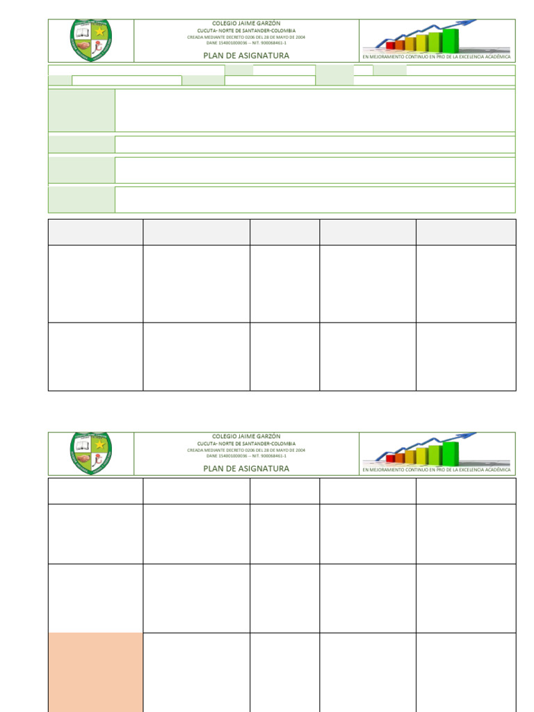 Plan de Asignatura Artistica Completo | PDF | Educación en artes ...