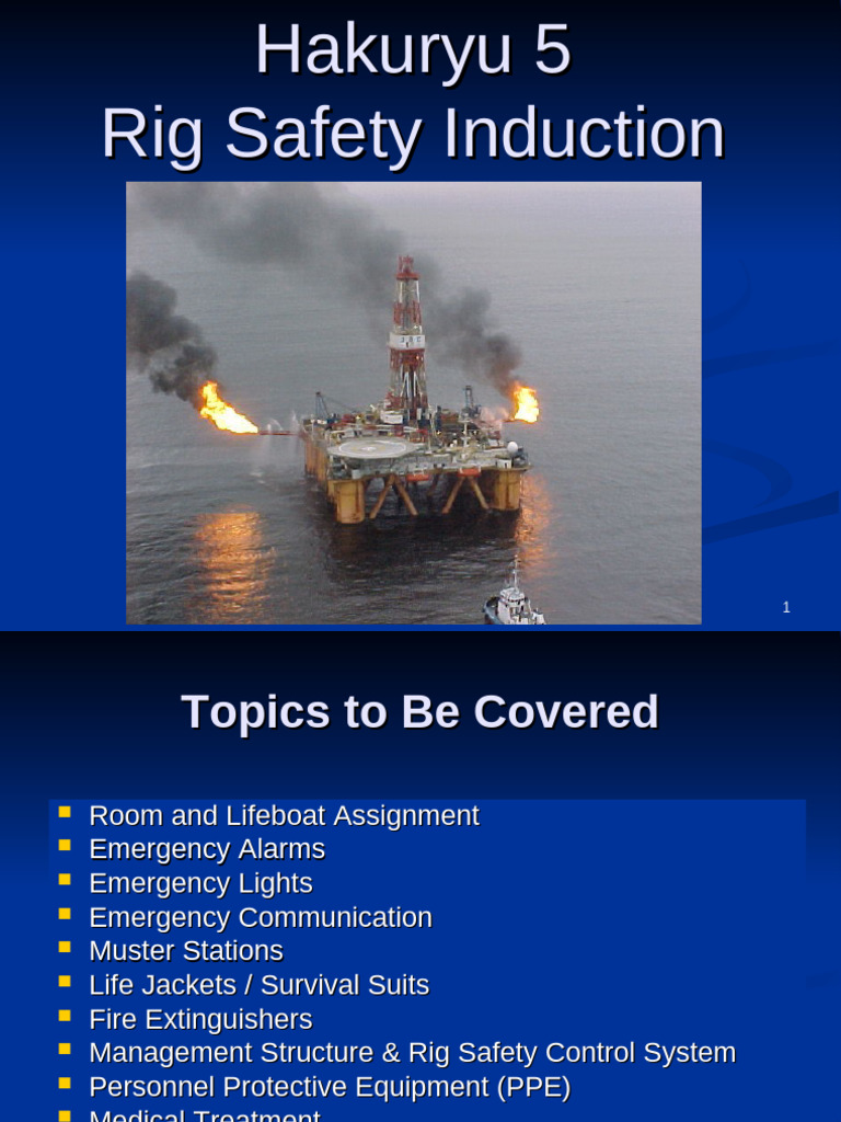 Rig Safety Induction | PDF | Safety