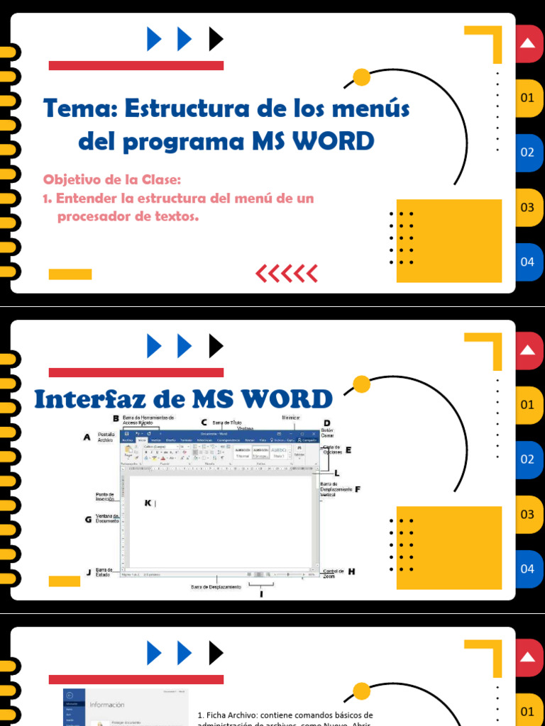 Interfaz de MS WORD | PDF | Botón (Computación) | Informática