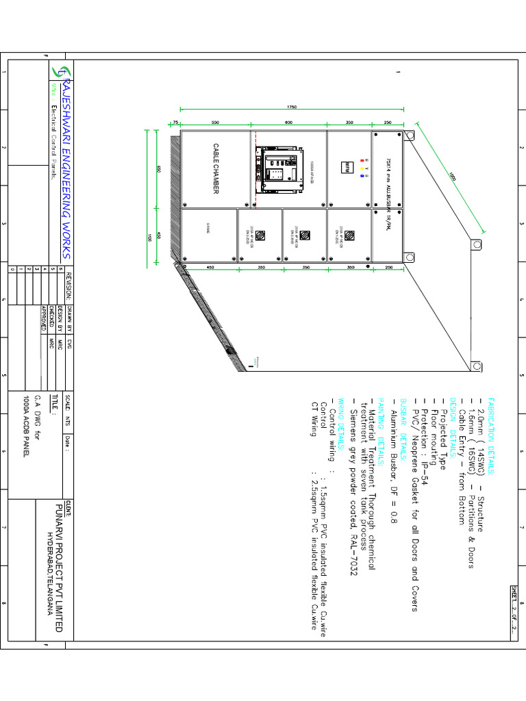 250a 3 in 1 Out 1000a - Acb | PDF