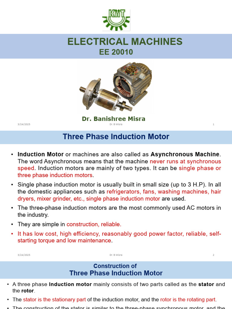 EM Induction Motor | PDF | Electric Motor | Electromagnetic Induction