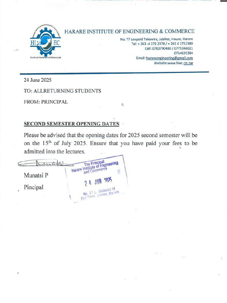 Opening Dates | PDF