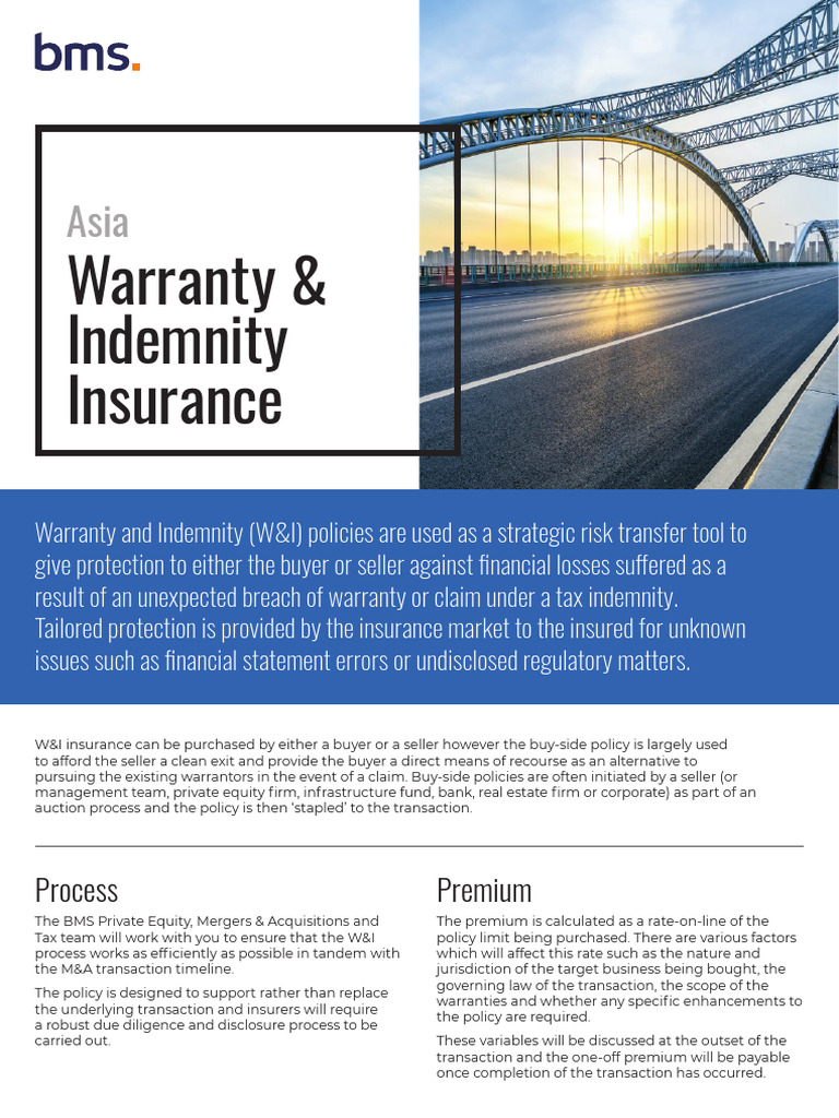 BMS Asia WI Insurance Flyer 2023 | PDF | Insurance | Mergers And ...