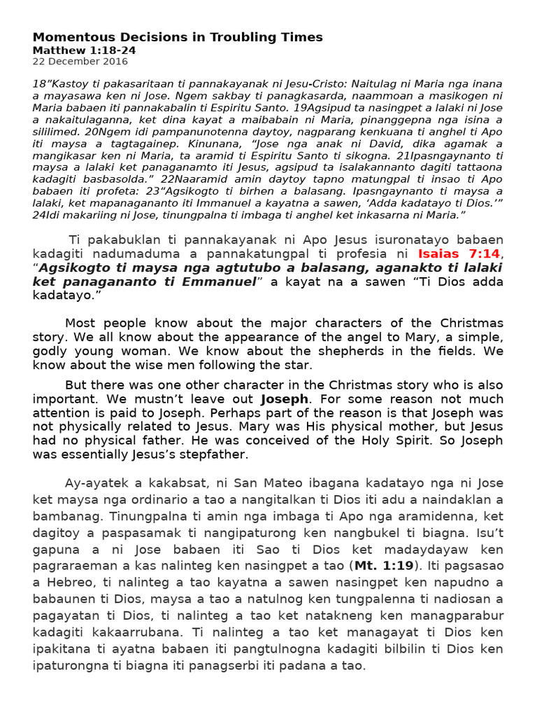 Momentous Decisions in Troubling Times | PDF
