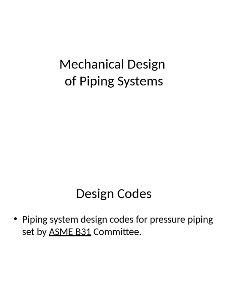 Mechanical Design Piping | PDF | Pipe (Fluid Conveyance) | Pump
